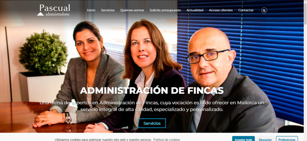 Web Pascual Administradores